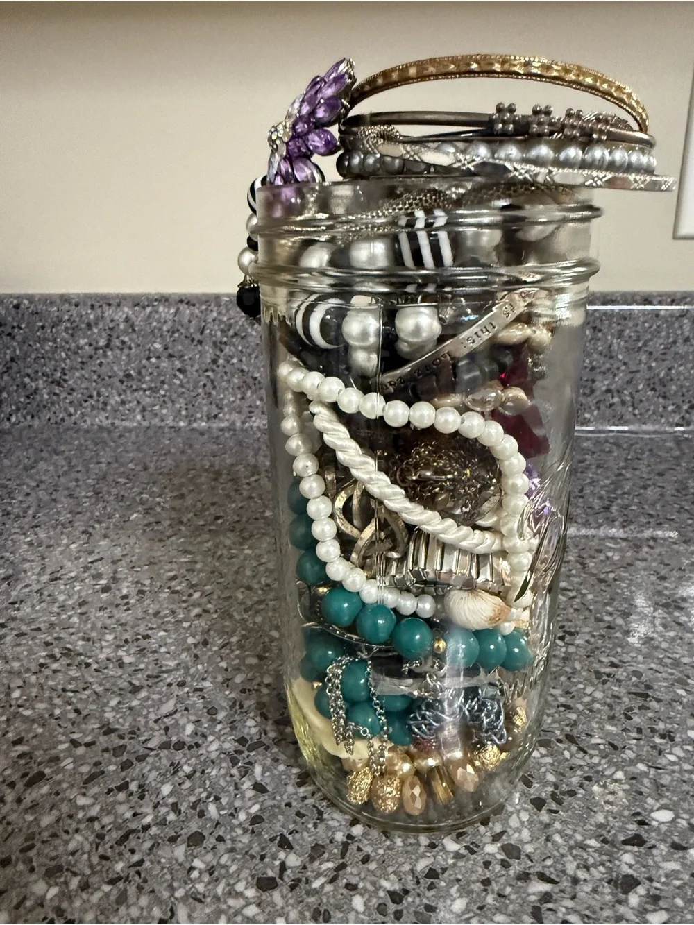 Vintage Estate Mystery Jewelry Jar